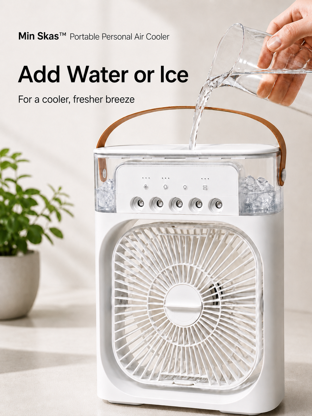 Min Skas™ Portable Personal Air Cooler