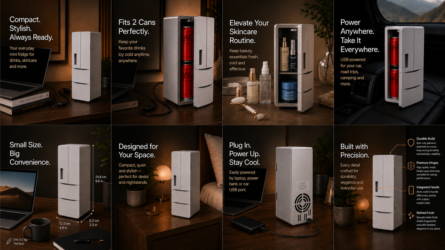 Min Skas™ Portable Mini Fridge