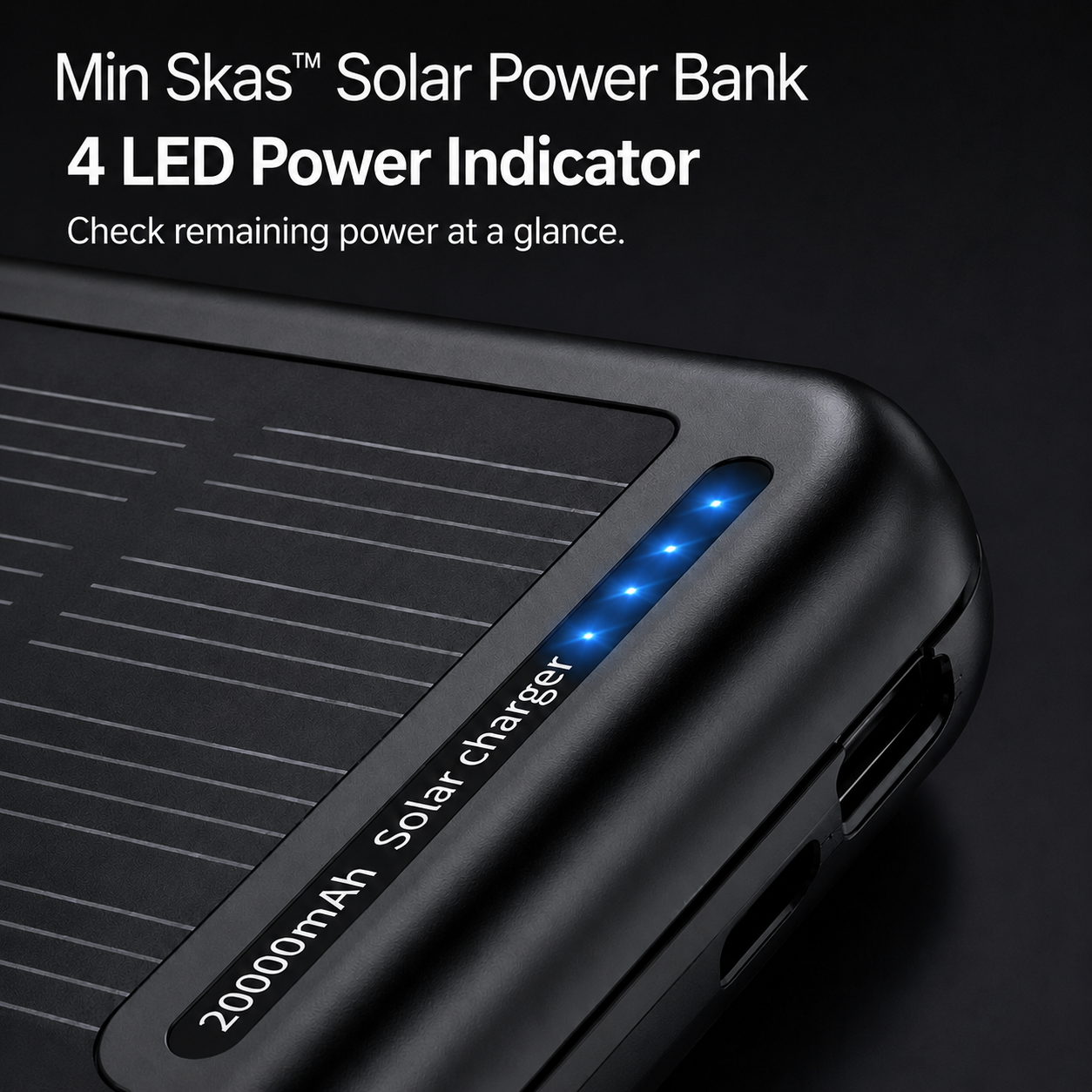 Min Skas™ Solar Power Bank | 20000mAh