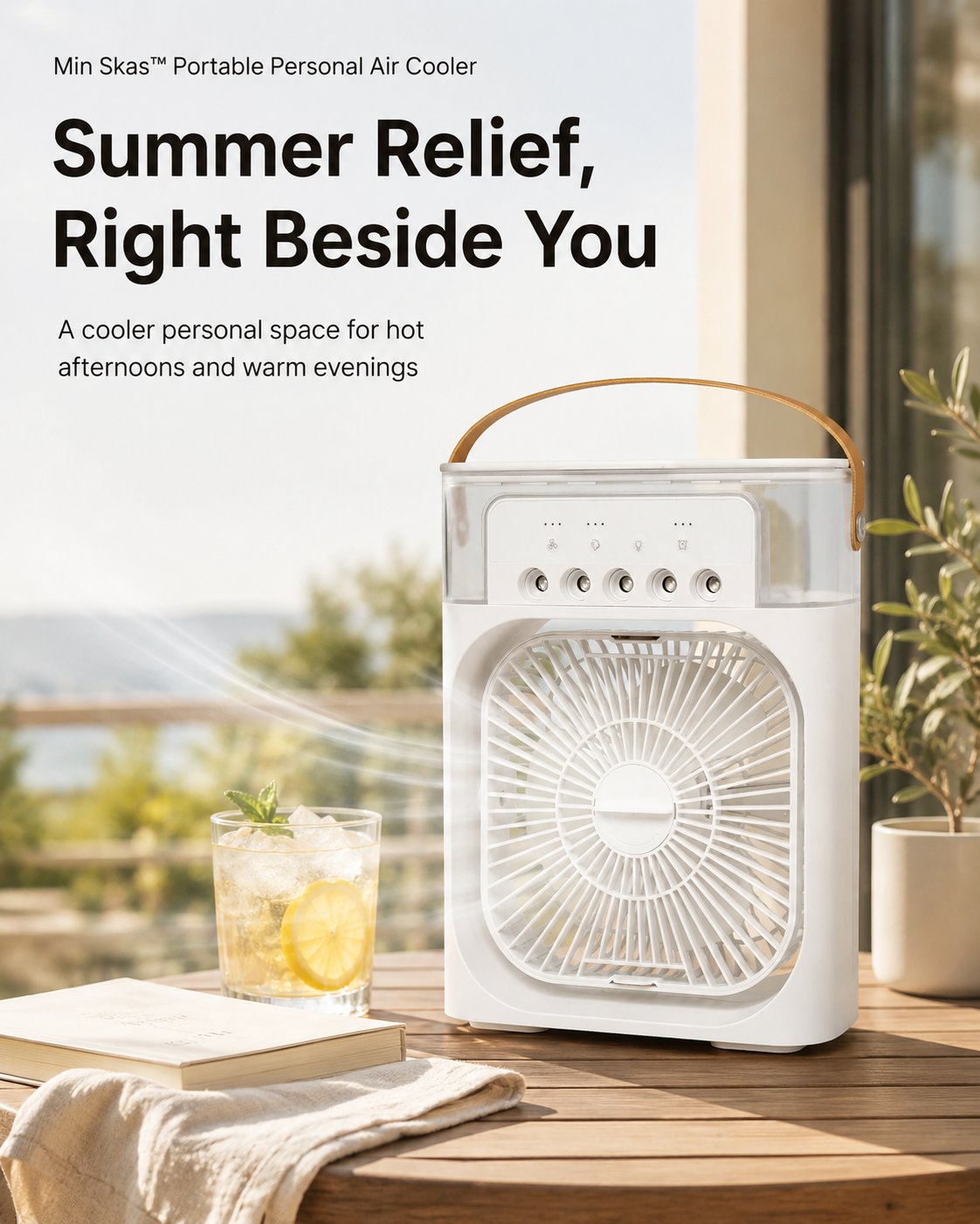 Min Skas™ Portable Personal Air Cooler