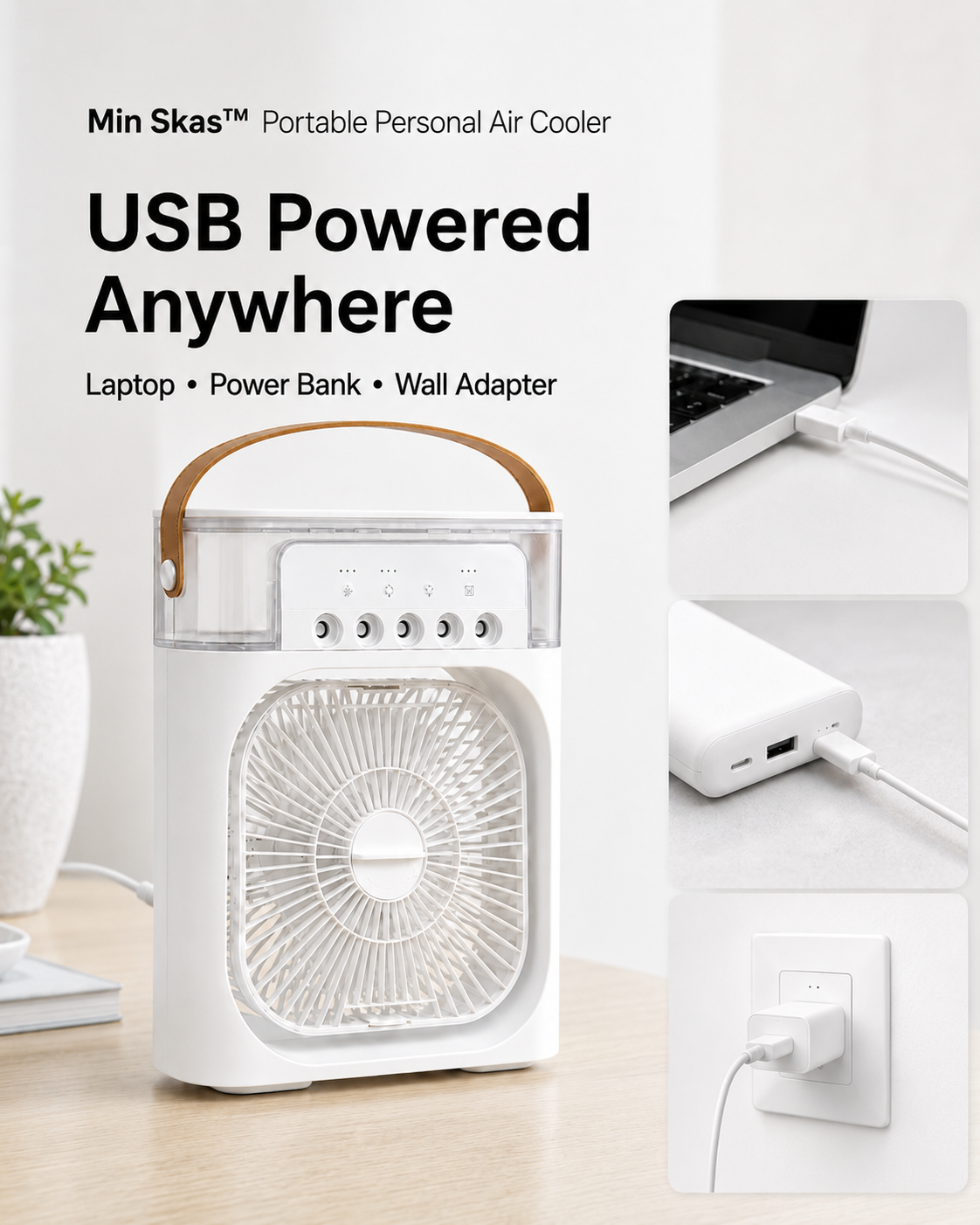 Min Skas™ Portable Personal Air Cooler