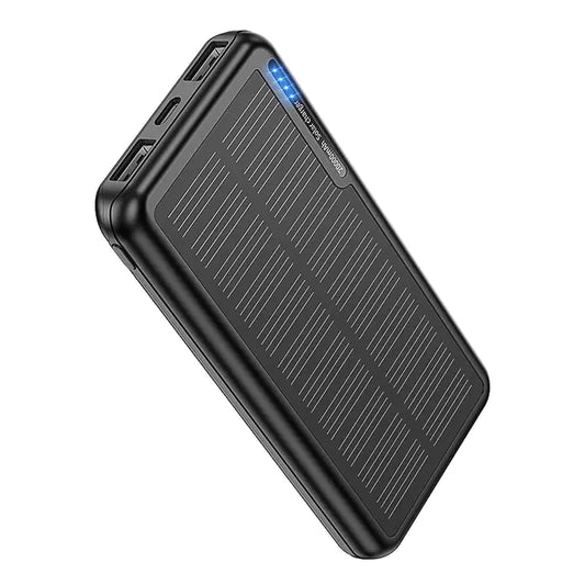 Min Skas™ Solar Power Bank 20000mAh | Dual USB, Waterproof Portable Charger